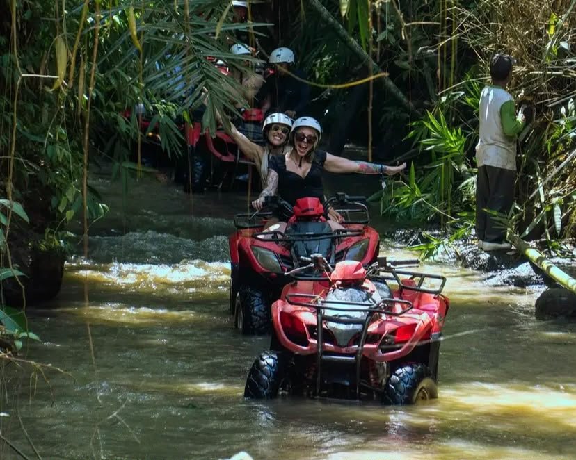 Kuber ATV natural river track in Ubud Bali