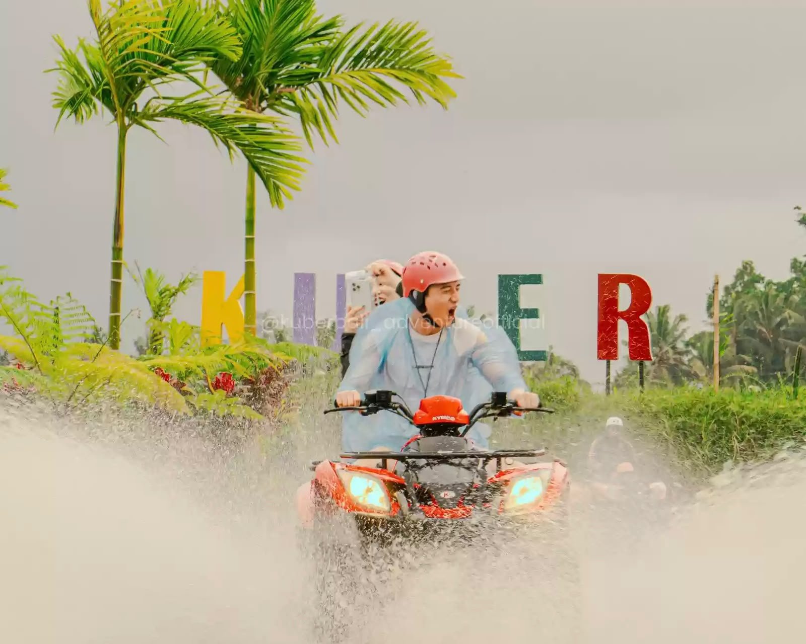 Kuber ATV muddy track zone in Ubud Bali