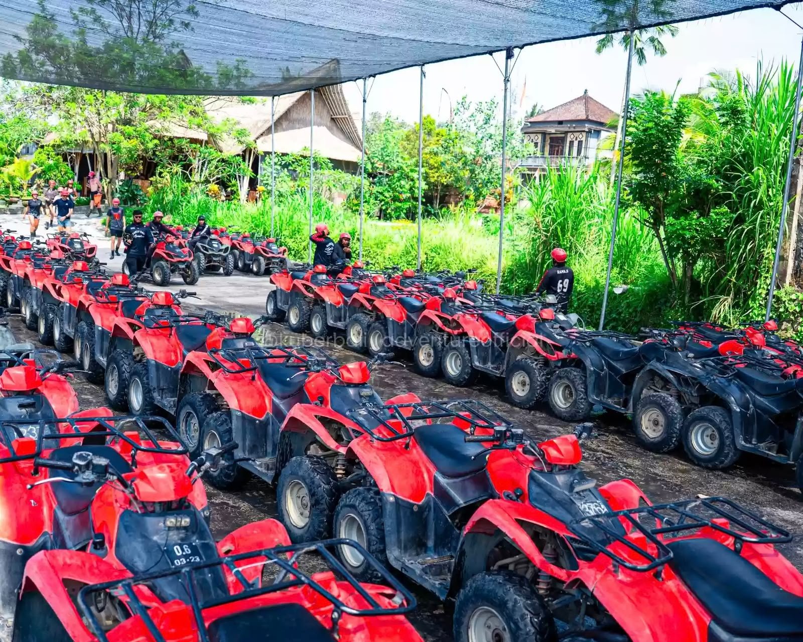 Kuber ATV starting point in Ubud Bali
