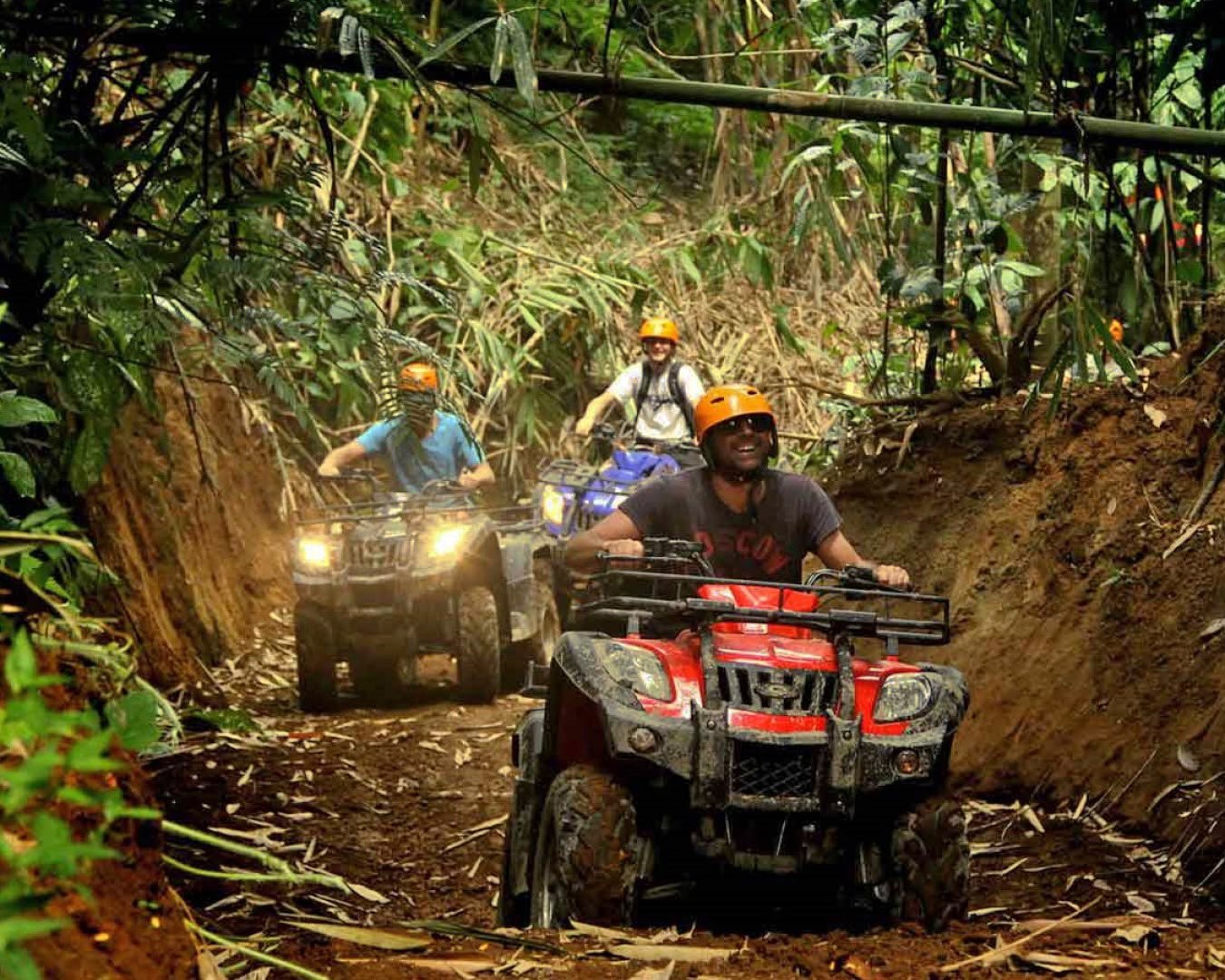 Alasan ATV bamboo forest track in Bali