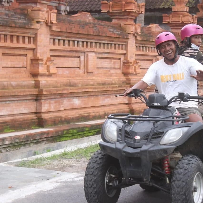 The Ride ATV through traditional Balinese village