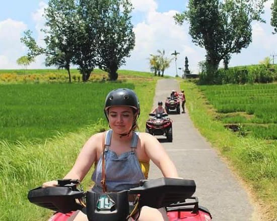 Ozyy ATV ride through Bali rice fields